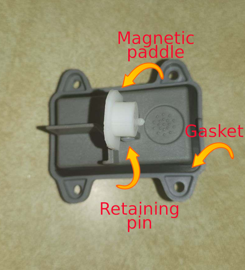 Bestway flow sensor flap